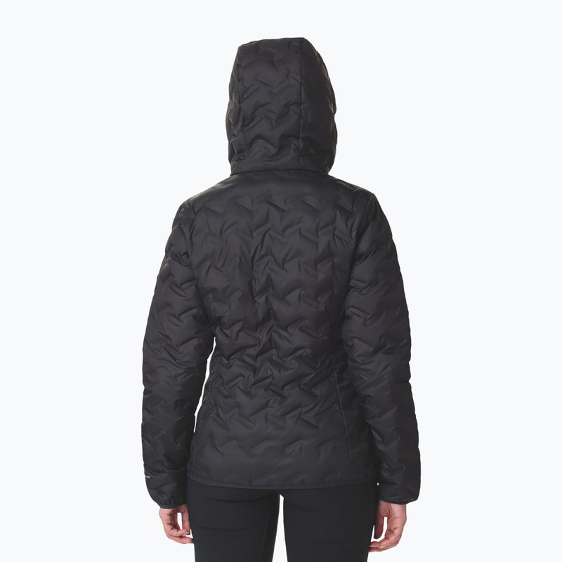 Piumino donna Columbia Delta Ridge II Down Hooded black 3