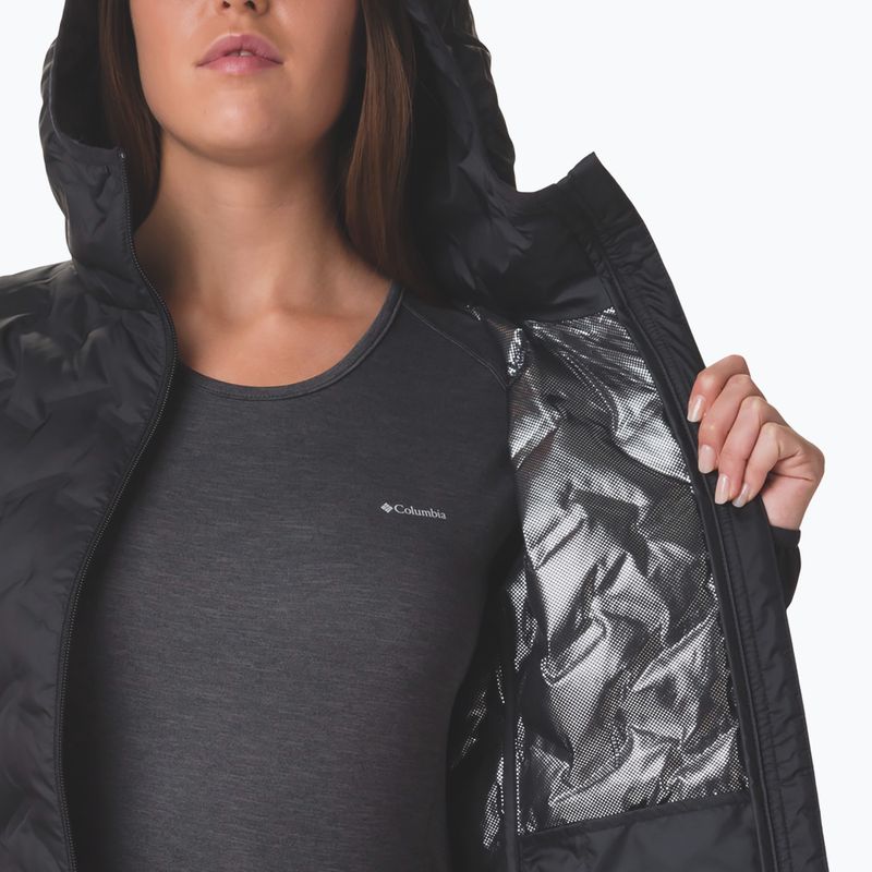 Piumino donna Columbia Delta Ridge II Down Hooded black 4