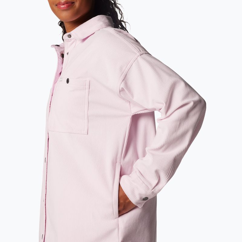 Columbia Blue Point Creek Corduro rosa alba camicia da donna 5