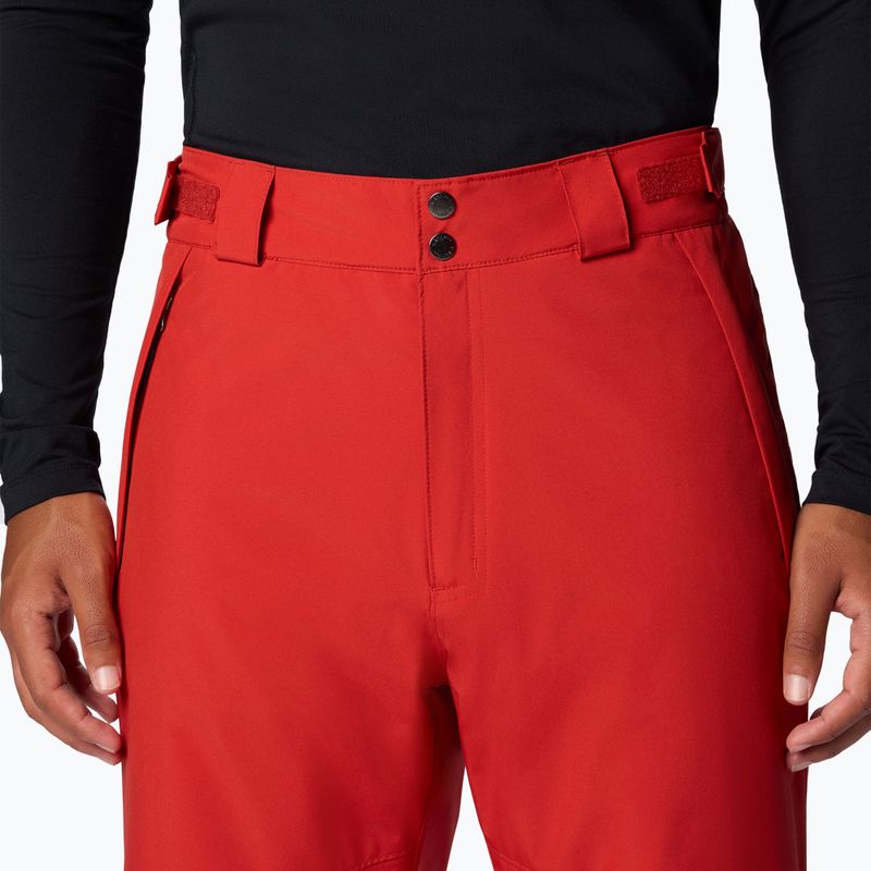 Pantaloni da sci Columbia Shafer Canyon II uomo rosso vela 5