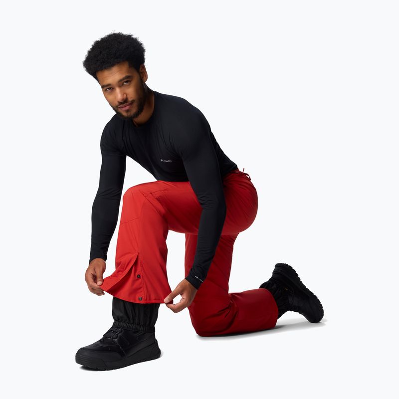 Pantaloni da sci Columbia Shafer Canyon II uomo rosso vela 7