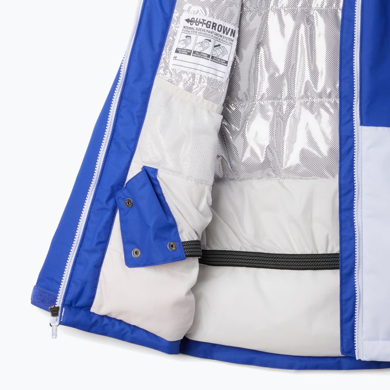 Giacca da sci da bambino Columbia Alpine Action III snowdrift melange/blu clematis 3