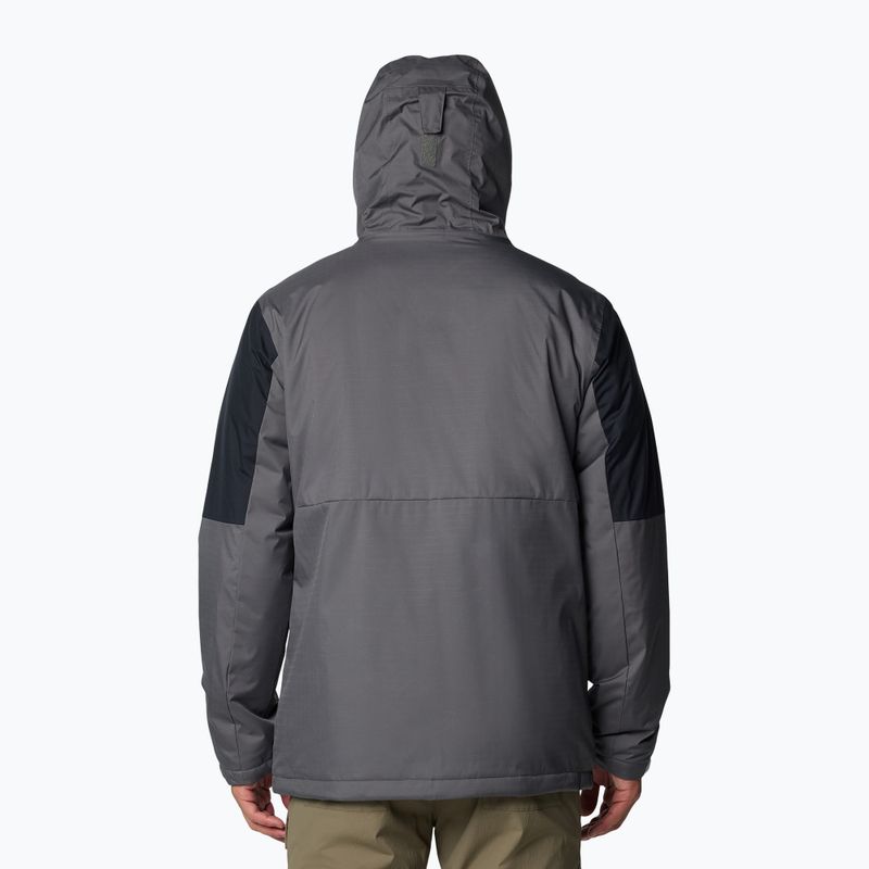 Giacca isolante Columbia Point Park II Insulated city grigio/nero da uomo 2