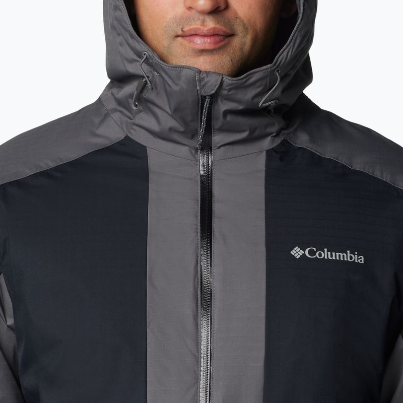 Giacca isolante Columbia Point Park II Insulated city grigio/nero da uomo 5
