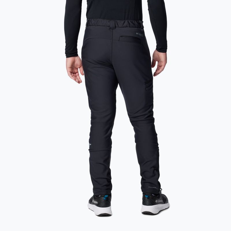 Pantaloni Columbia Vast Canyon Softshell da uomo, nero 3