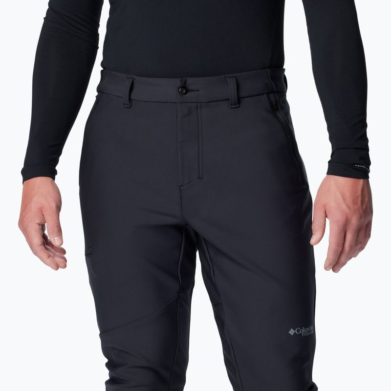 Pantaloni Columbia Vast Canyon Softshell da uomo, nero 5