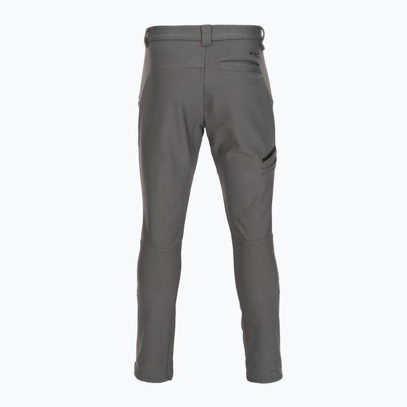 Pantaloni Columbia Vast Canyon Softshell da uomo grigio città 7