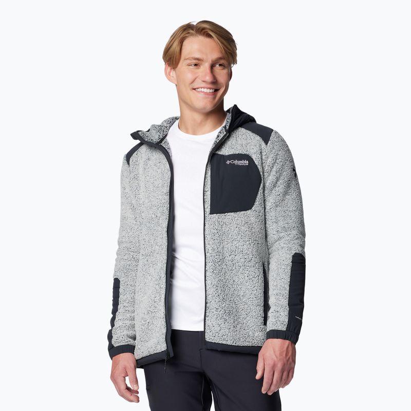 Felpa Columbia Arctic Crest Sherpa uomo bianco/nero 2