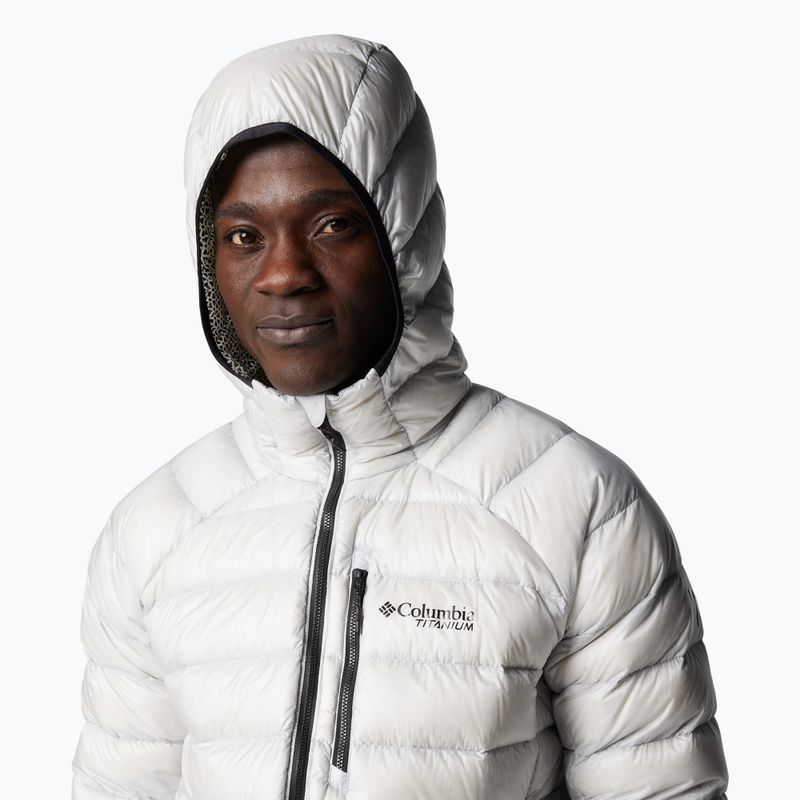 Piumino Columbia Arctic Crest Uomo con cappuccio nimbus grigio 6