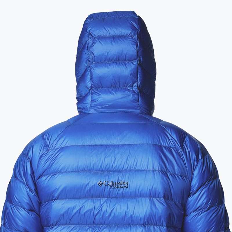 Giacca Columbia Arctic Crest Down Mountain Blue con cappuccio da uomo 8