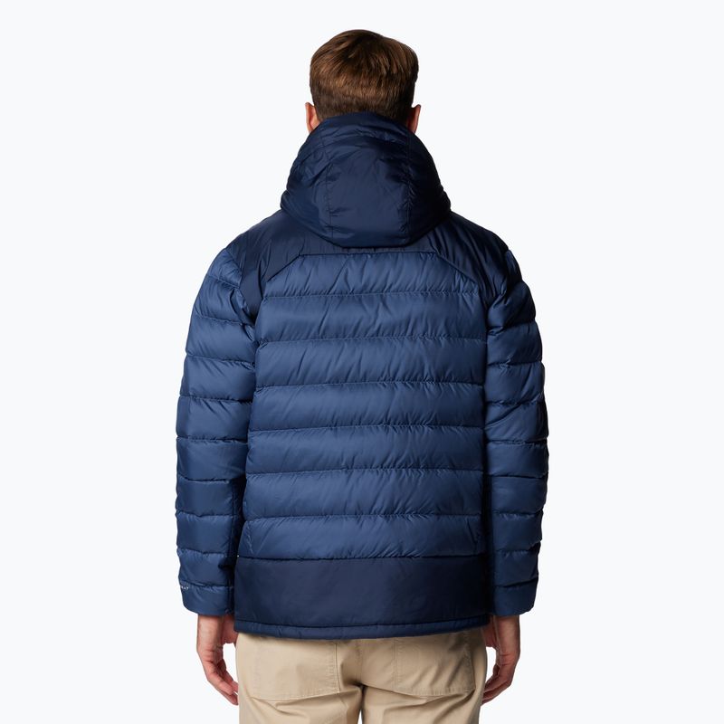 Piumino Columbia Autumn Park II da uomo con cappuccio dark mountain/ collegiate navy 3