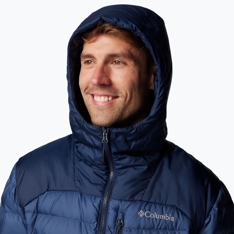 Piumino Columbia Autumn Park II da uomo con cappuccio dark mountain/ collegiate navy 6