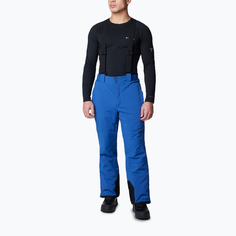 Pantaloni da sci Columbia Cirque Bowl uomo blu montagna