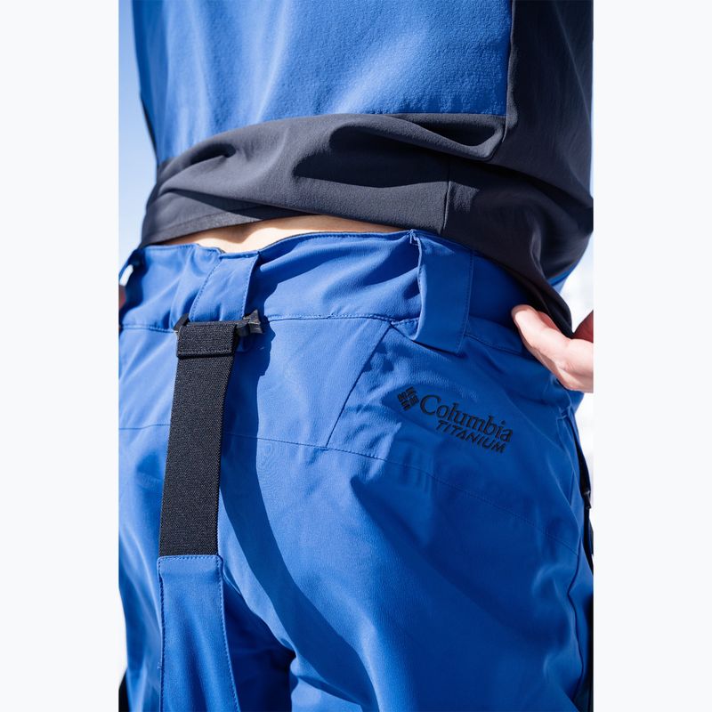 Pantaloni da sci Columbia Cirque Bowl uomo blu montagna 15