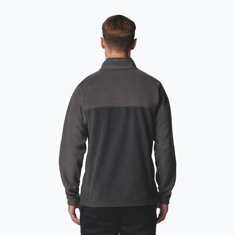 Pile uomo Columbia Steens Mountain Half Snap II charcoal heather/shark 3