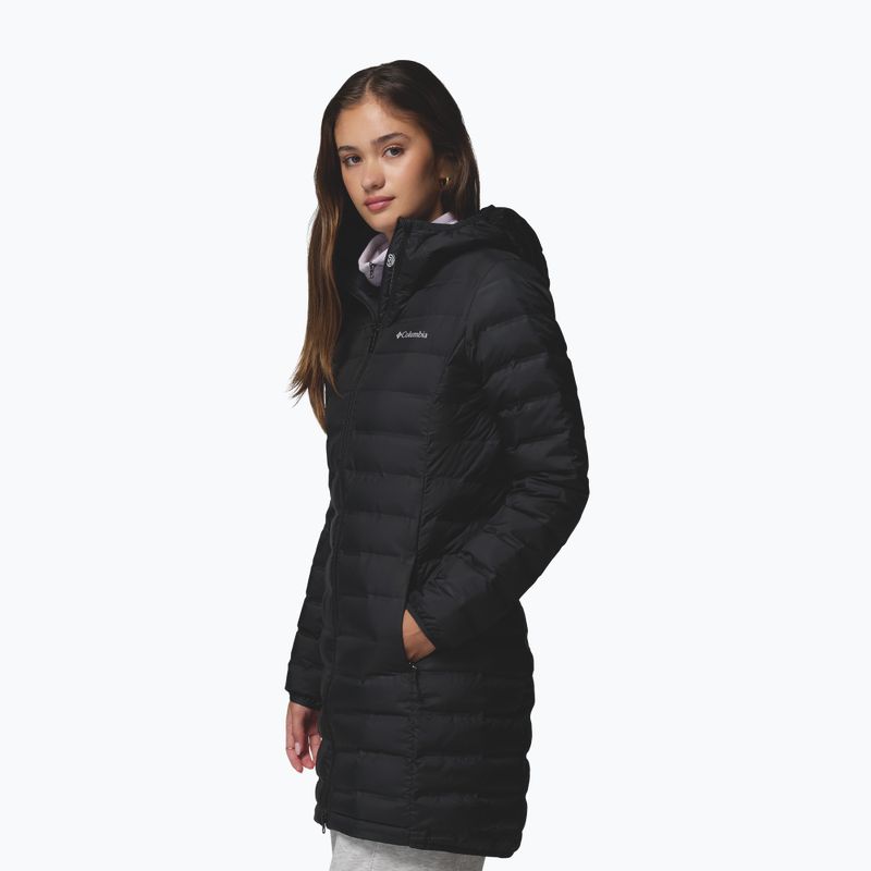 Piumino lungo da donna Columbia Lake 22 II Down Long Hooded black 4