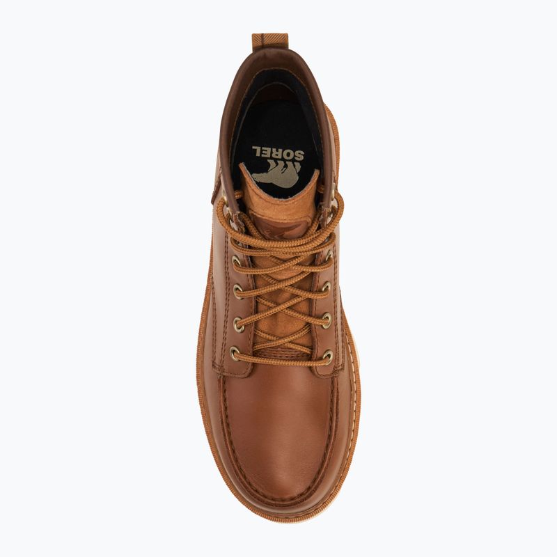 Scarpe Sorel Slabtown 62 Moc WP da uomo in velluto tan/tabacco 5