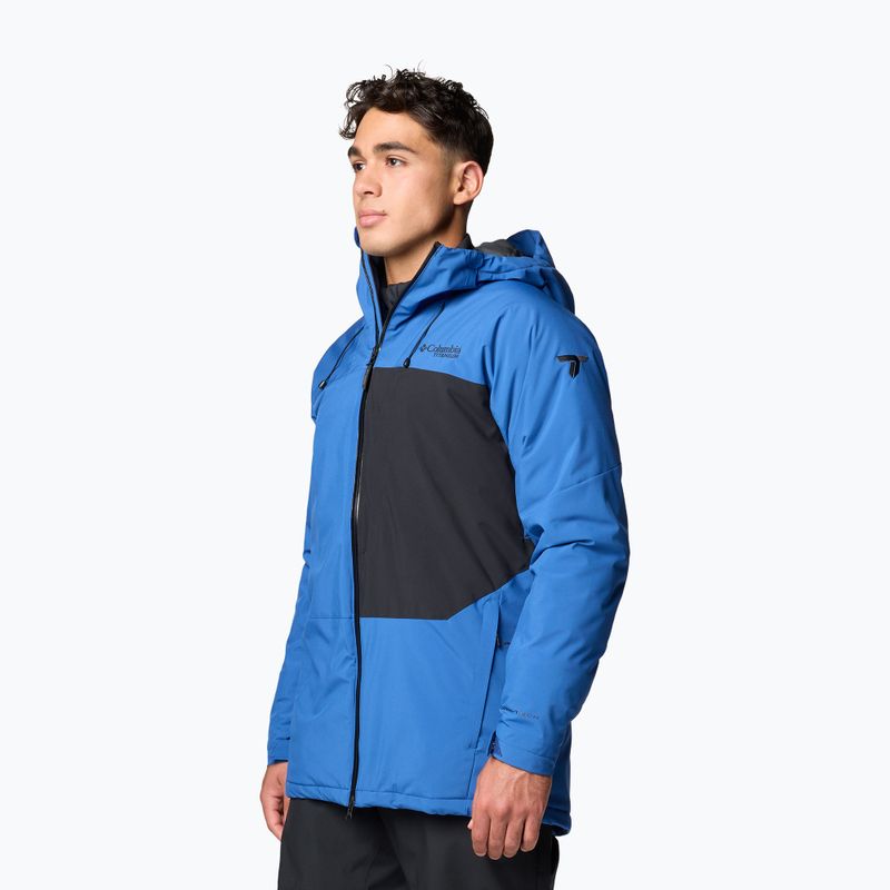 Giacca da sci Columbia Winter District III mountain blu/nero da uomo 4