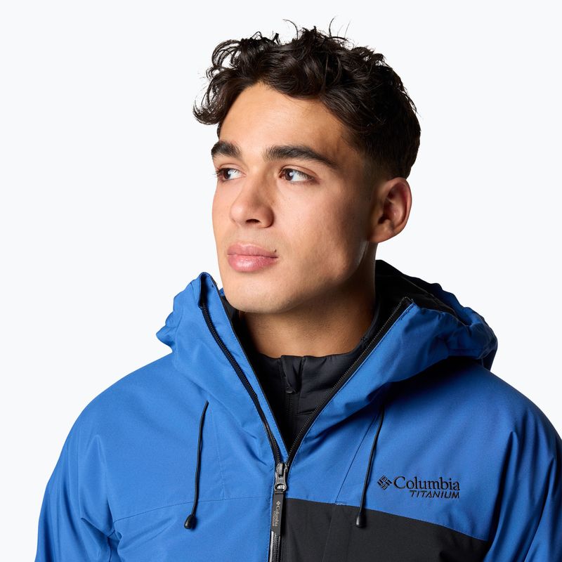 Giacca da sci Columbia Winter District III mountain blu/nero da uomo 5