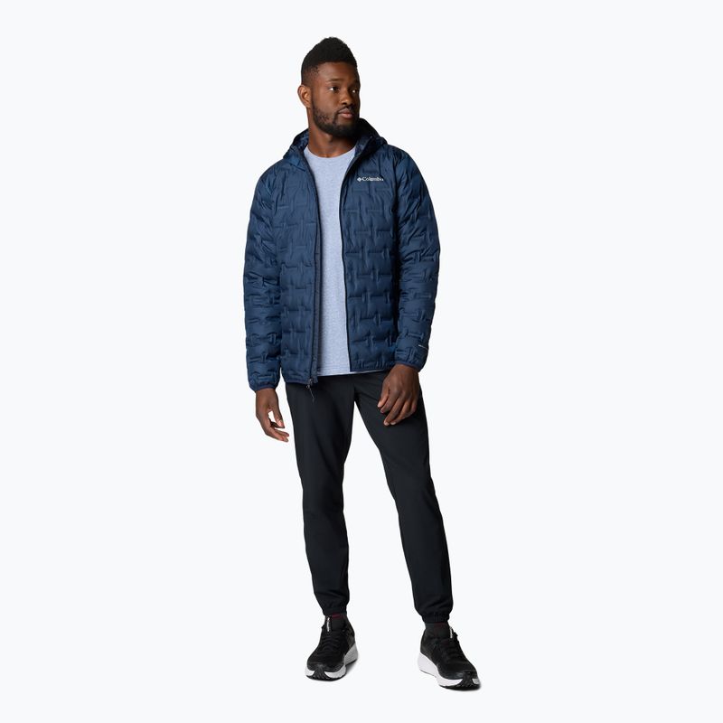 Piumino uomo Columbia Delta Ridge II Down Hooded collegiate navy 2