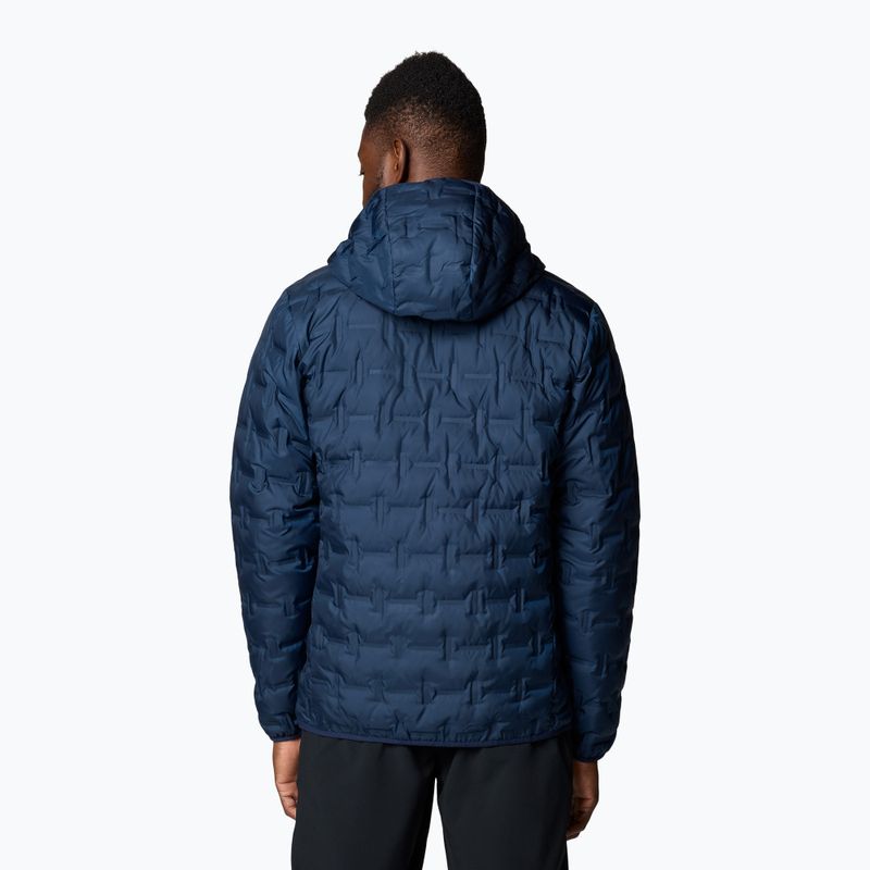 Piumino uomo Columbia Delta Ridge II Down Hooded collegiate navy 3