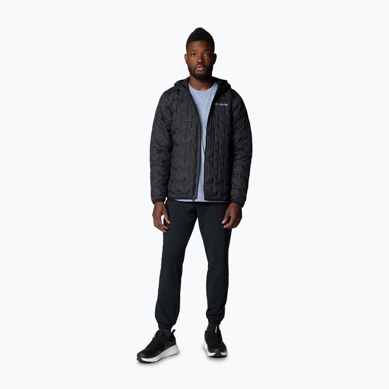 Piumino Columbia Delta Ridge II Uomo con cappuccio nero 2
