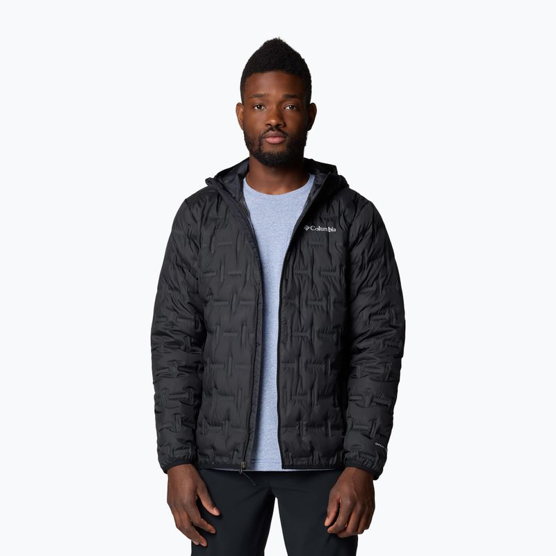 Piumino Columbia Delta Ridge II Uomo con cappuccio nero 5