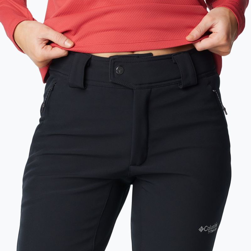 Pantaloni da sci da donna Columbia Roffee Ridge VI nero 4