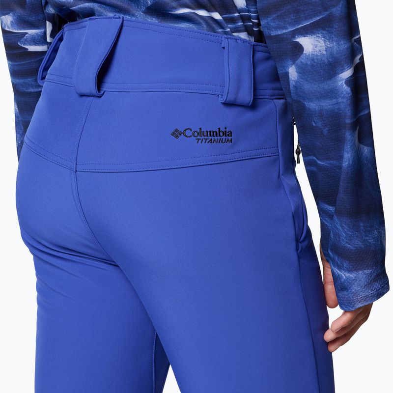 Pantaloni da sci Columbia Roffee Ridge VI donna blu clematis 6