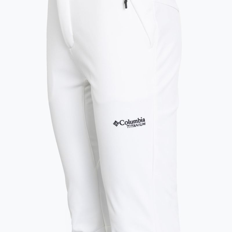 Pantaloni da sci donna Columbia Roffee Ridge VI bianco 3