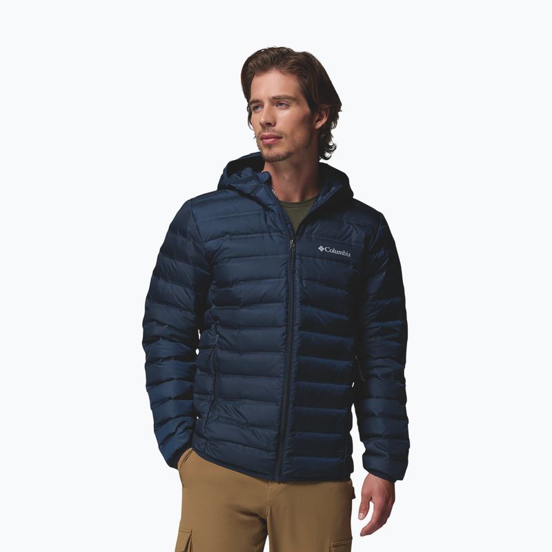 Piumino uomo Columbia Lake 22 II Down Hooded collegiate navy