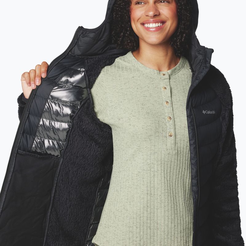 Giacca ibrida da donna Columbia Powder Lite II Sherpa Hybrid nera 6