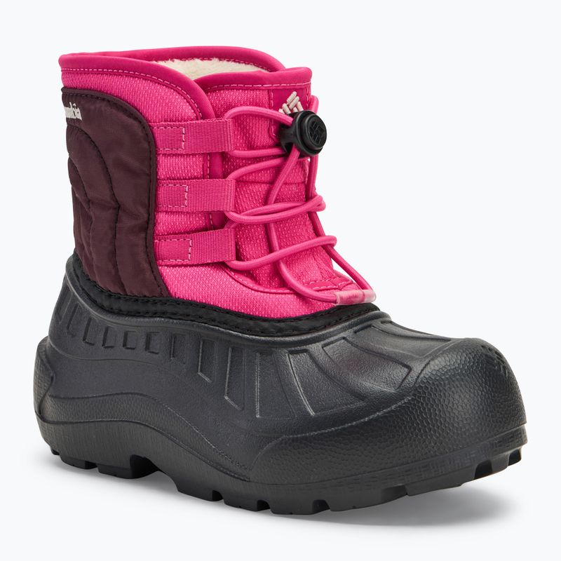 Columbia Powderbug Snowlite Lace rosa ghiaccio/ moonvista stivali da neve per bambini