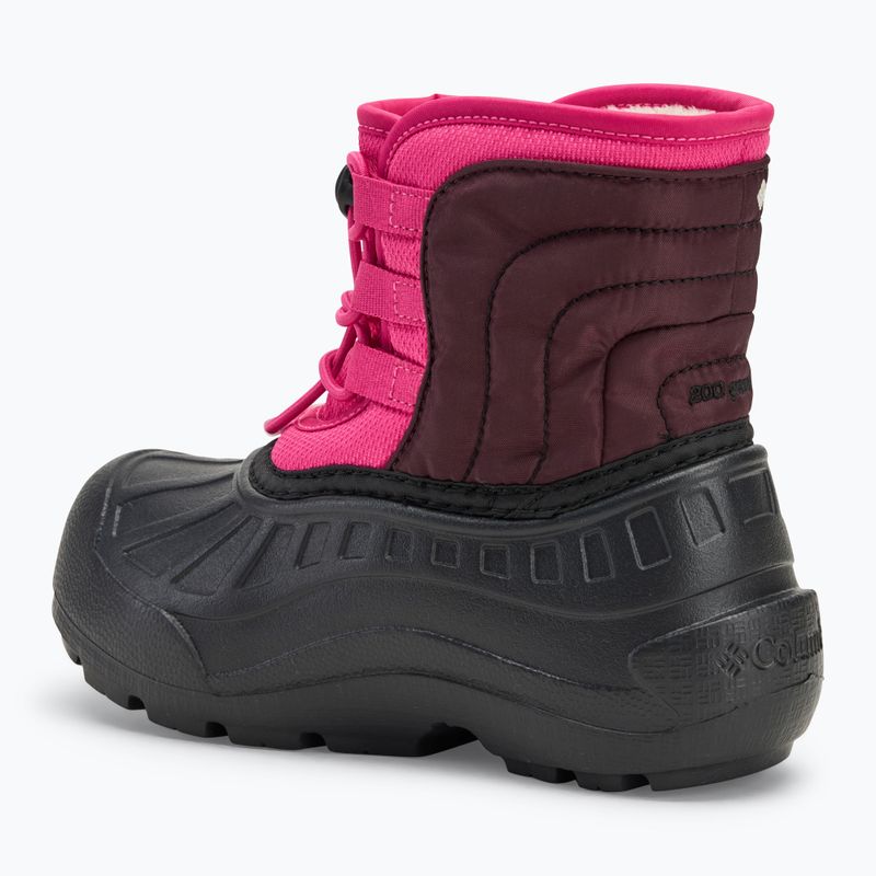 Columbia Powderbug Snowlite Lace rosa ghiaccio/ moonvista stivali da neve per bambini 3