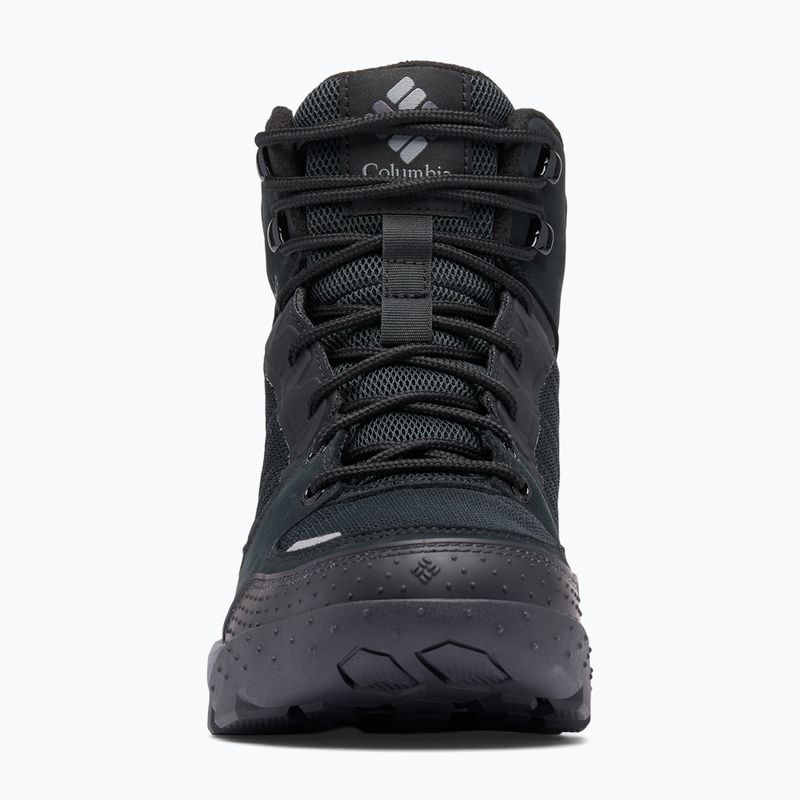 Uomo Columbia Portlander Boot Ohi nero/ grigio acciaio 11