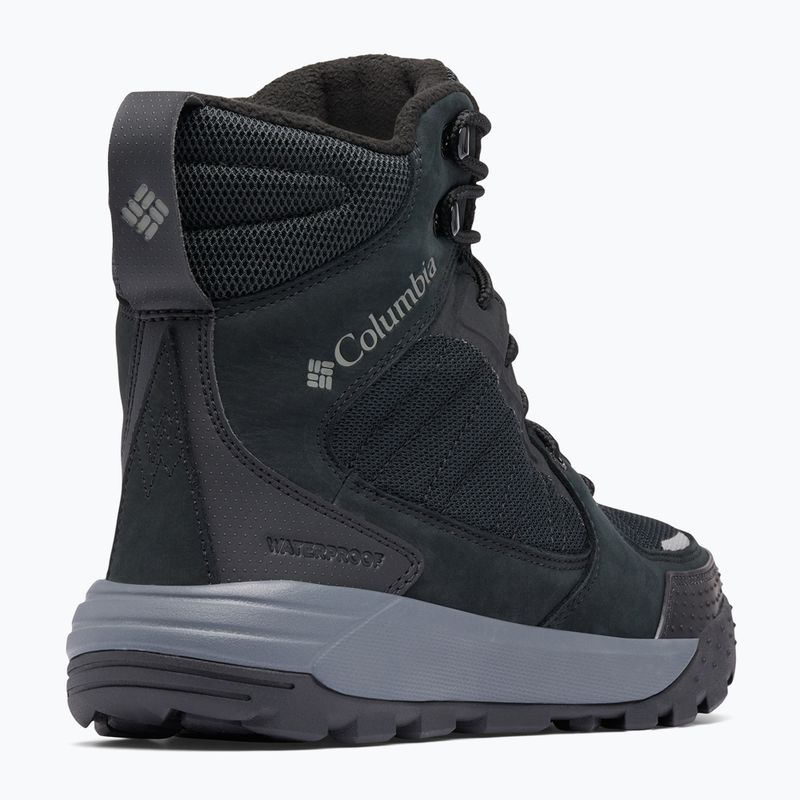 Uomo Columbia Portlander Boot Ohi nero/ grigio acciaio 13