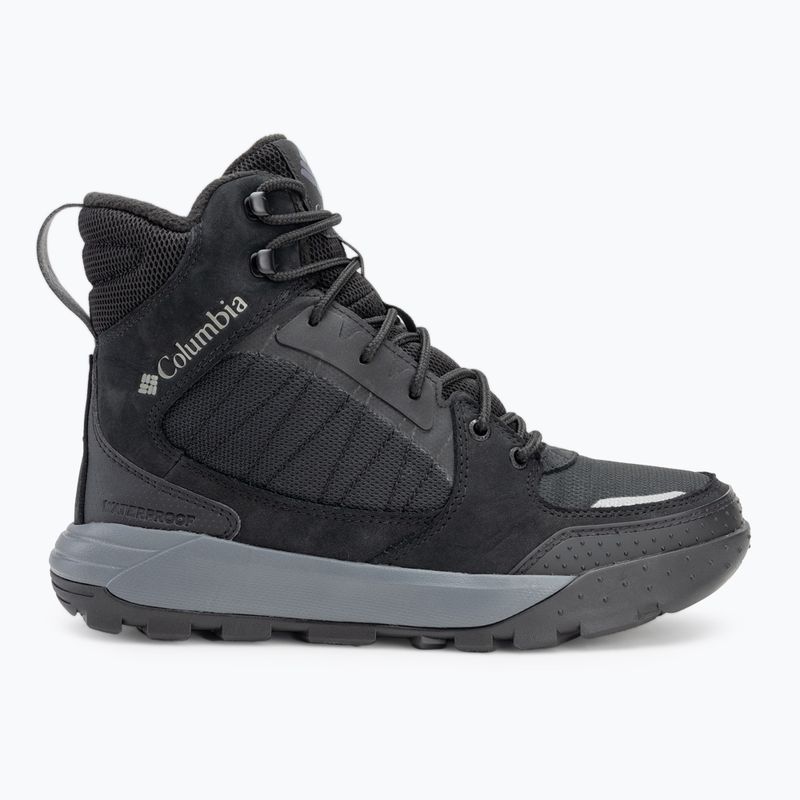 Uomo Columbia Portlander Boot Ohi nero/ grigio acciaio 2