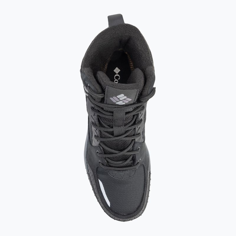 Uomo Columbia Portlander Boot Ohi nero/ grigio acciaio 5