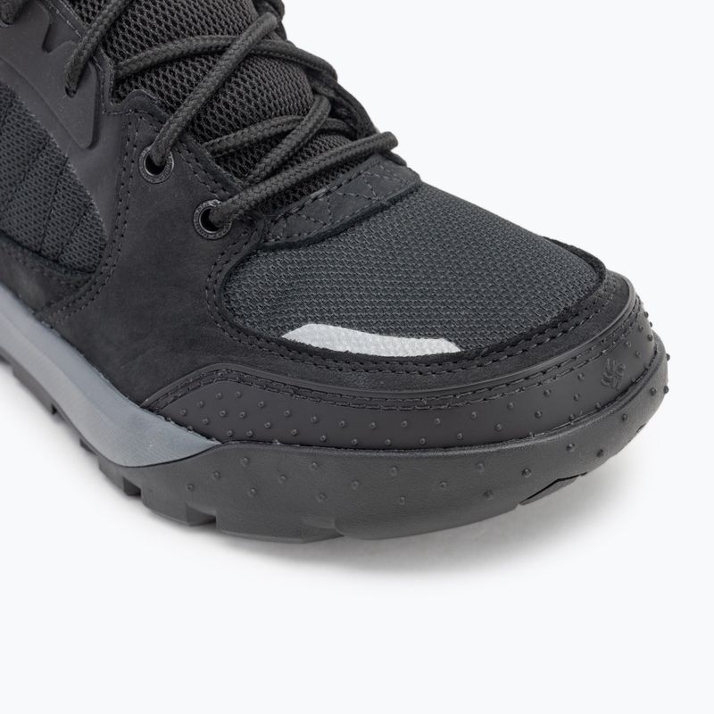 Uomo Columbia Portlander Boot Ohi nero/ grigio acciaio 7