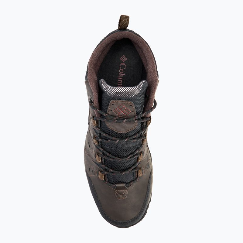 Scarpe Columbia Woodburn Ii Chukka WP OH cordovan/rosso granata da uomo 5