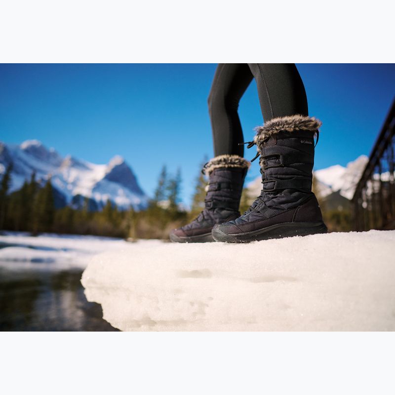 Stivali da neve da donna Columbia Minx IV Dark Black/Titanium li 9
