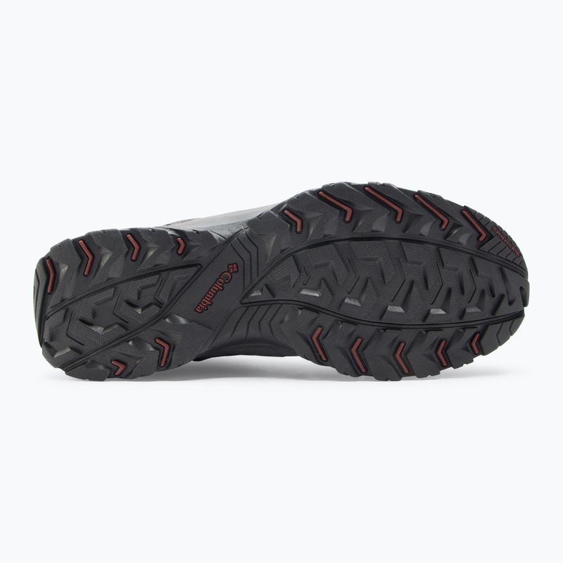 Columbia Crestwood Mid Wp V2 grigio scuro/ruggine profonda, scarpe da trekking da uomo 4