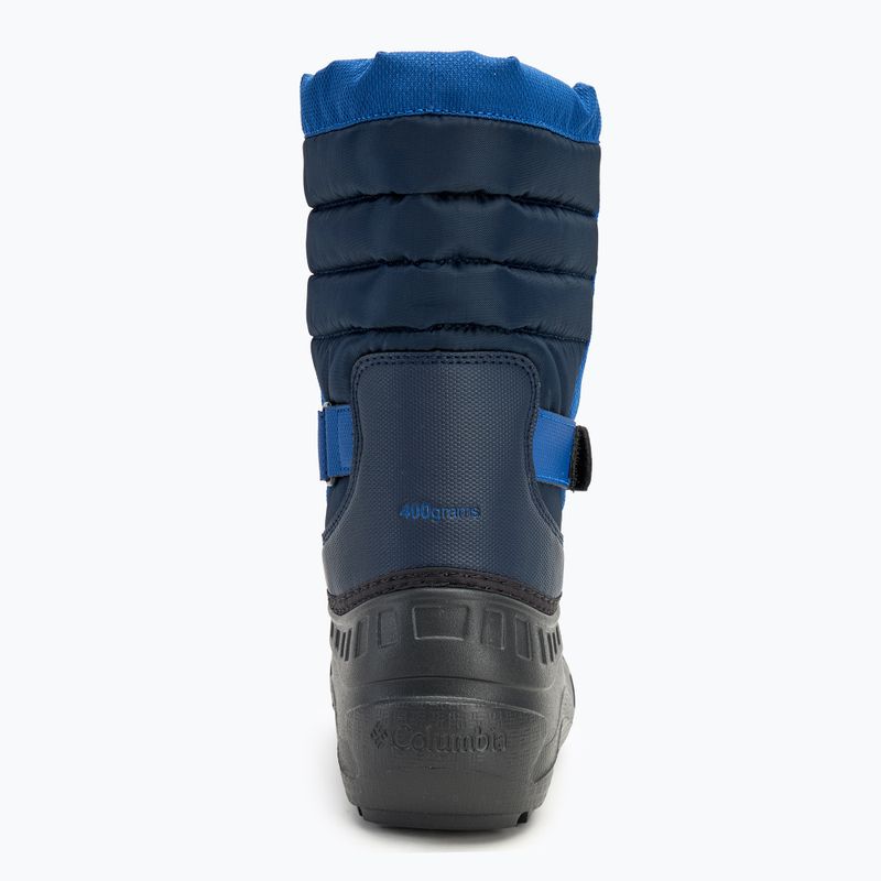 Columbia Youth Powderbug Snowlite stivali da neve da bambino blu montagna / speziato 6