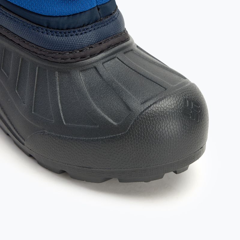 Columbia Youth Powderbug Snowlite stivali da neve da bambino blu montagna / speziato 7