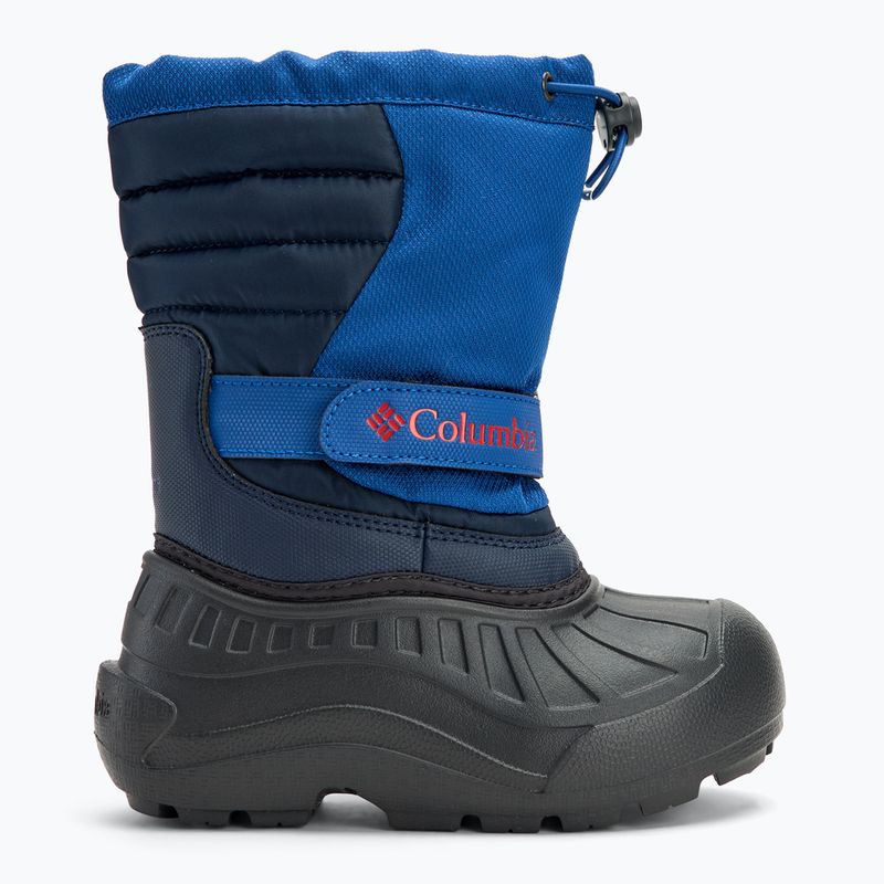 Columbia Powderbug Snowlite, scarponi da neve per bambini di colore blu montagna/spicy 2