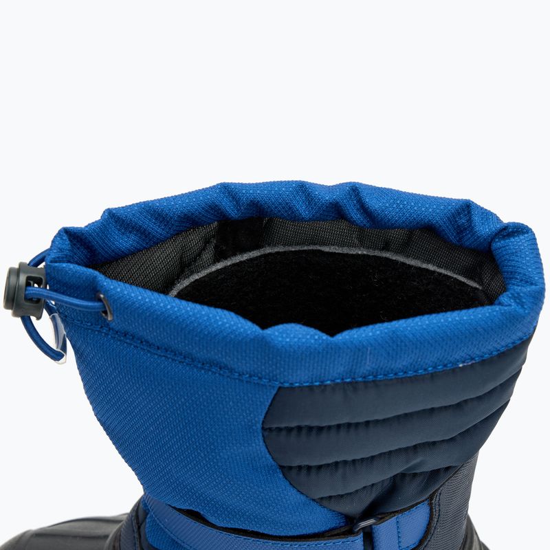 Columbia Powderbug Snowlite, scarponi da neve per bambini di colore blu montagna/spicy 5