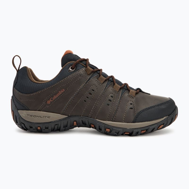 Columbia Woodburn II Waterproof Scarpe da trekking da uomo cordovan/ cannella 2