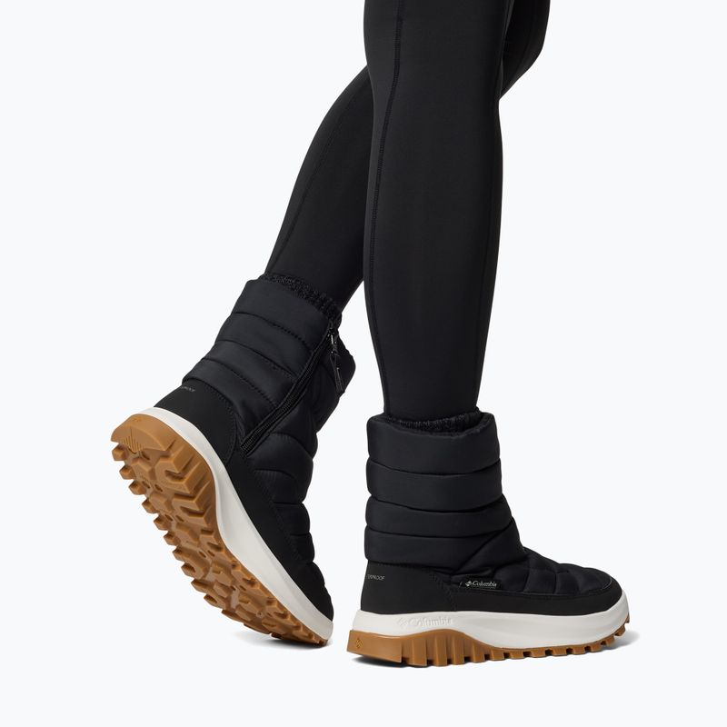 Stivali da neve donna Columbia Snowtrot Mid black/sea salt 11