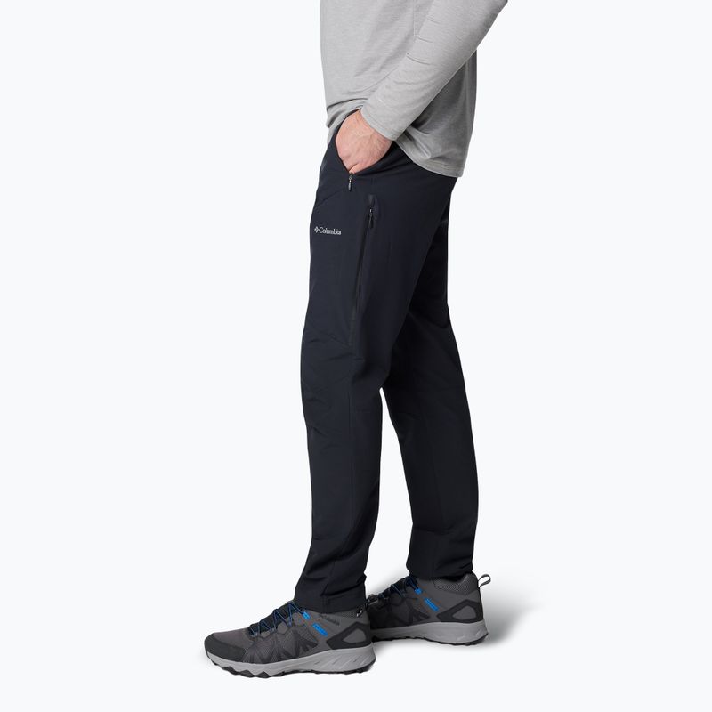 Pantaloni Columbia Tech Softshell da uomo, nero 4