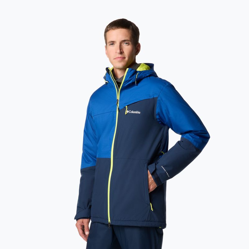 Giacca da sci Columbia Iceberg Point II da uomo blu navy/mountain blue 4